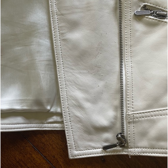 Sandra Angelozzi Leather Coat…Size 40 - Picture 9 of 9